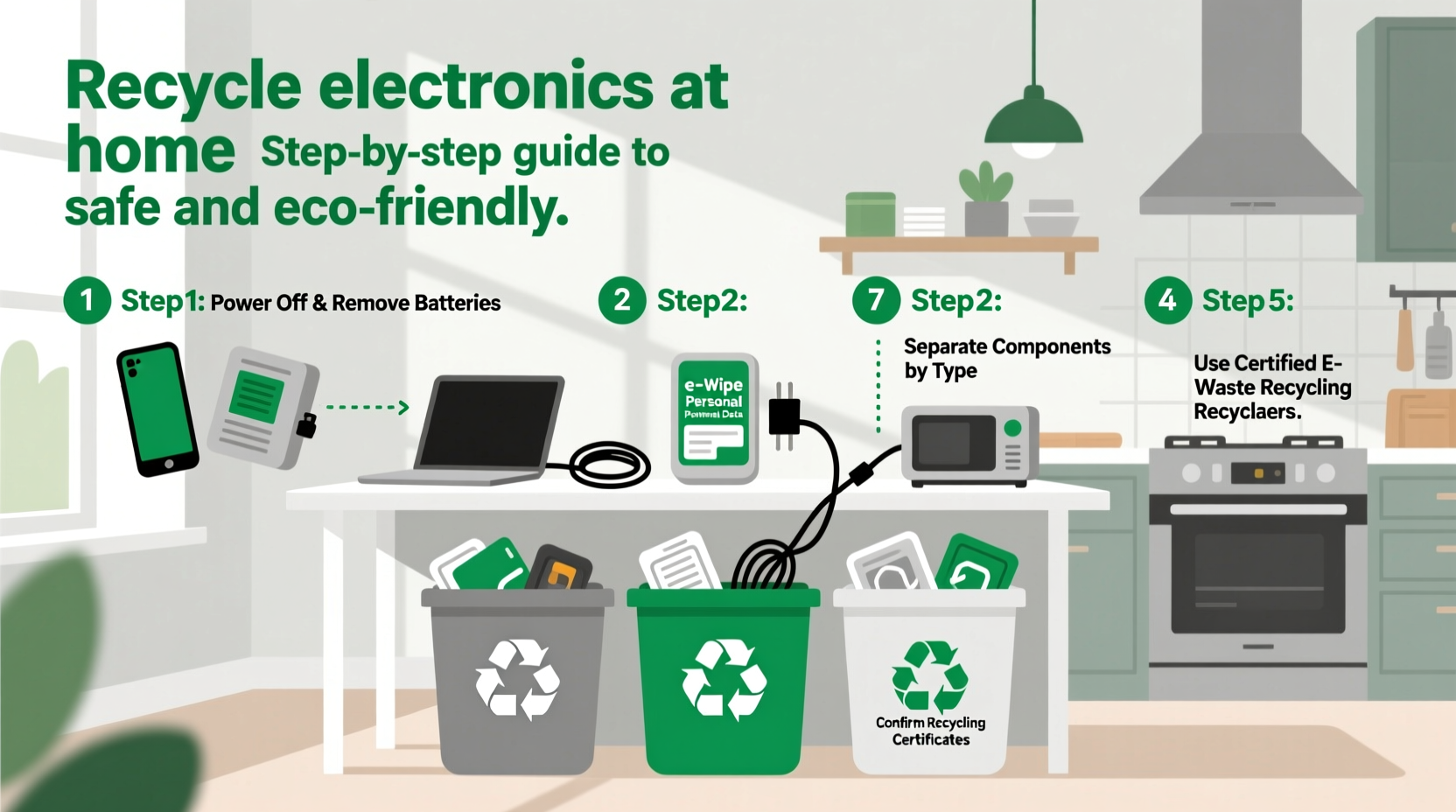 can you recycle electronics at home steps to dispose safely