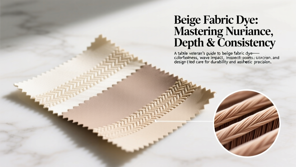 Beige Fabric Dye: Mastering Nuance, Depth & Consistency