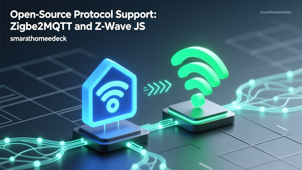 Open-Source Protocol Support: Zigbee2MQTT and Z-Wave JS