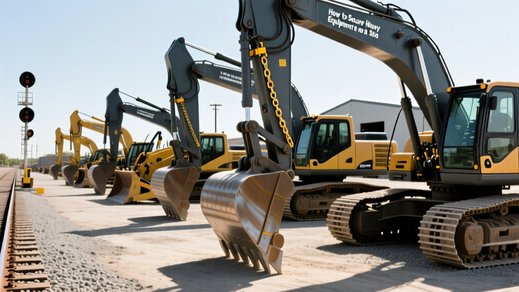 How to Secure Heavy Equipment on a Site: Railroad Maintenance Fleet Guide