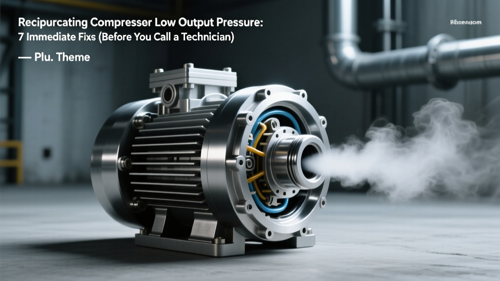 Reciprocating Compressor Low Output Pressure: 7 Fixes