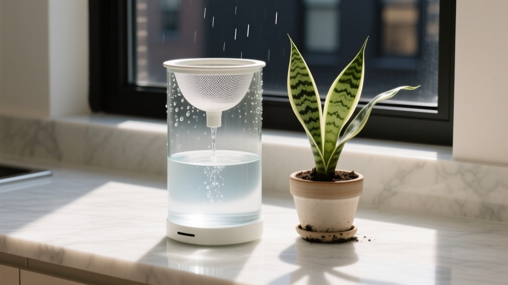 Rainwater Storage for Low-Light Indoor Plants