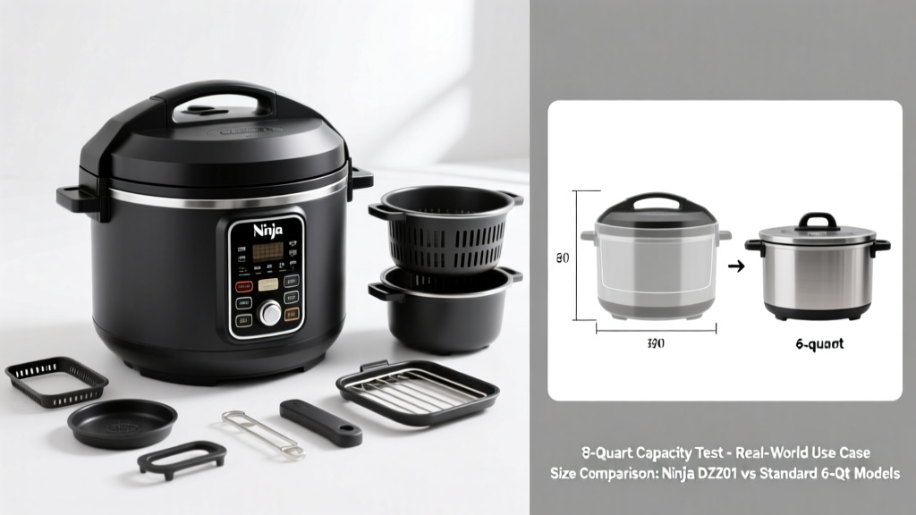 Ninja DZ201 Foodi Size Review: Is 8 Quarts Really Enough?