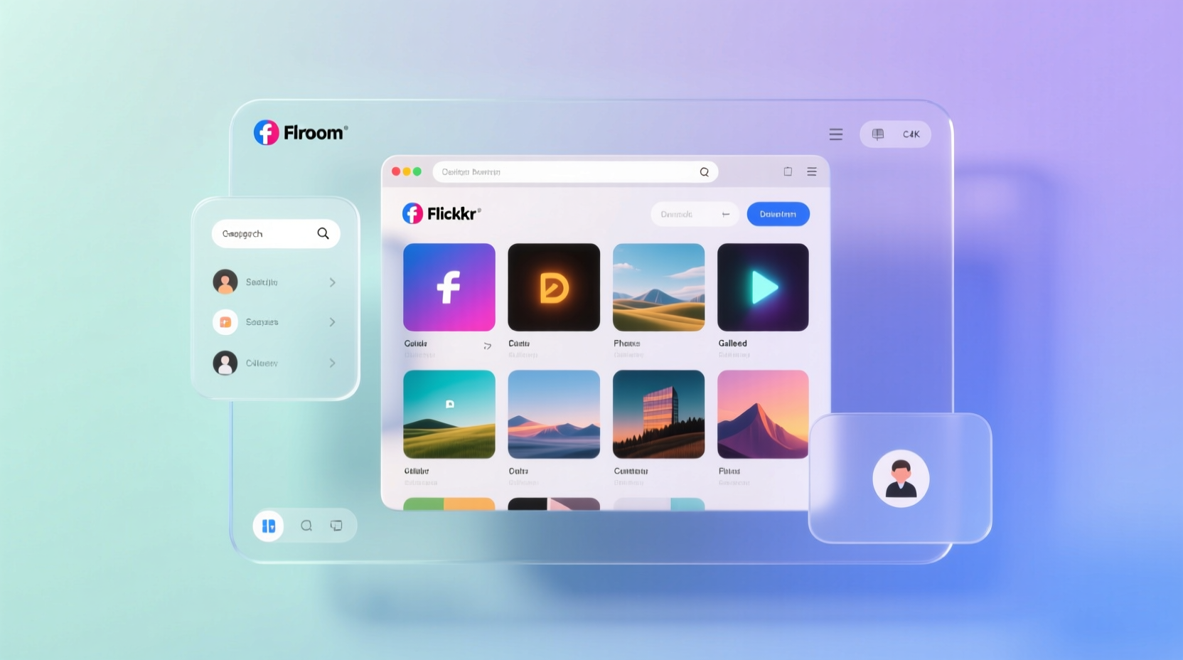 flickroom enables desktop browsing of flickr