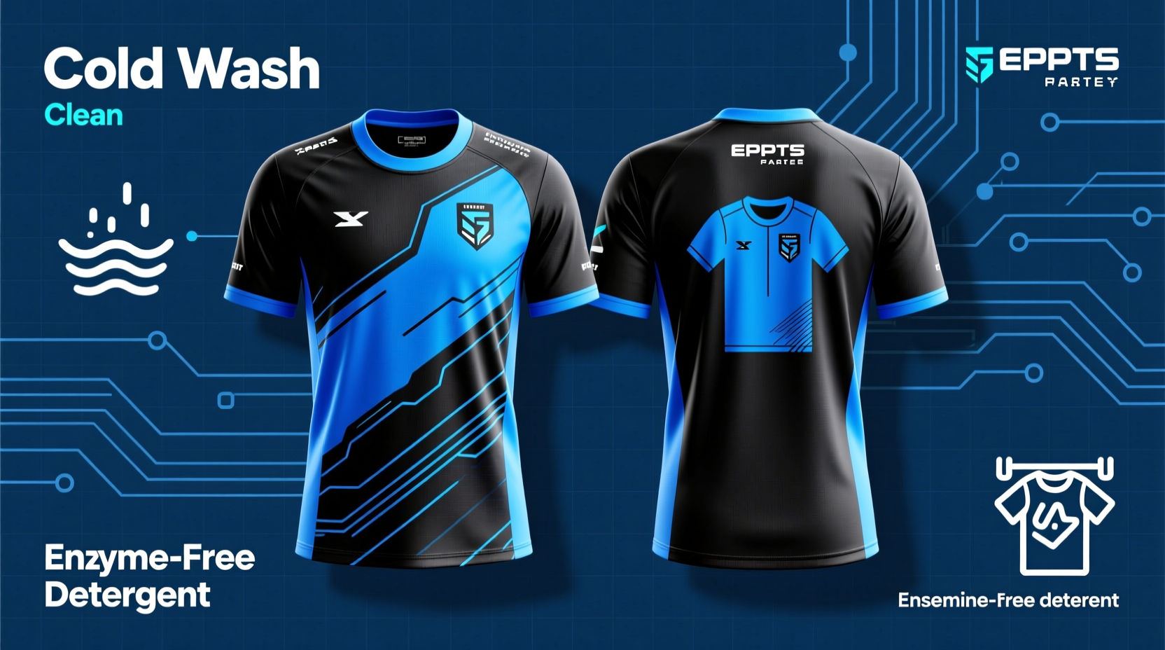 esports jersey laundering tips