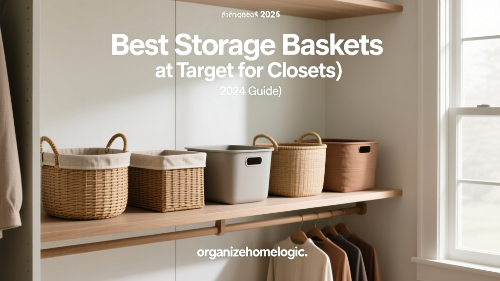 Best Storage Baskets at Target for Closets (2024 Guide)
