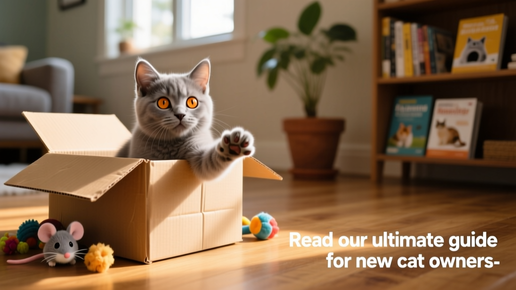 A curious kitten peeking out from a cardboard box