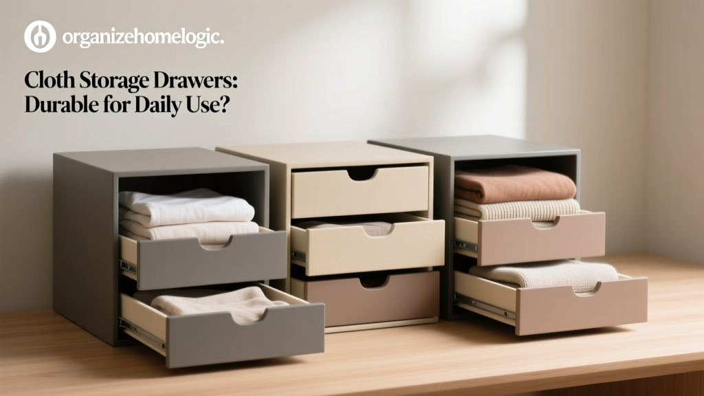 Cloth Storage Drawers: Durable for Daily Use?
