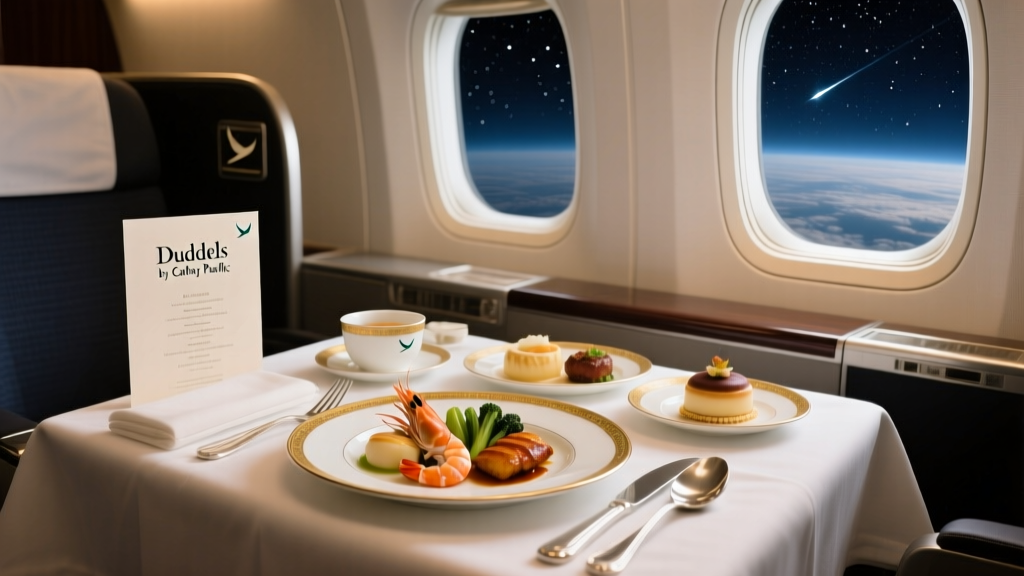 Cathay Pacific x Duddell’s Business Class Meals Review: A Hong Kong Culinary Partnership in the Sky
