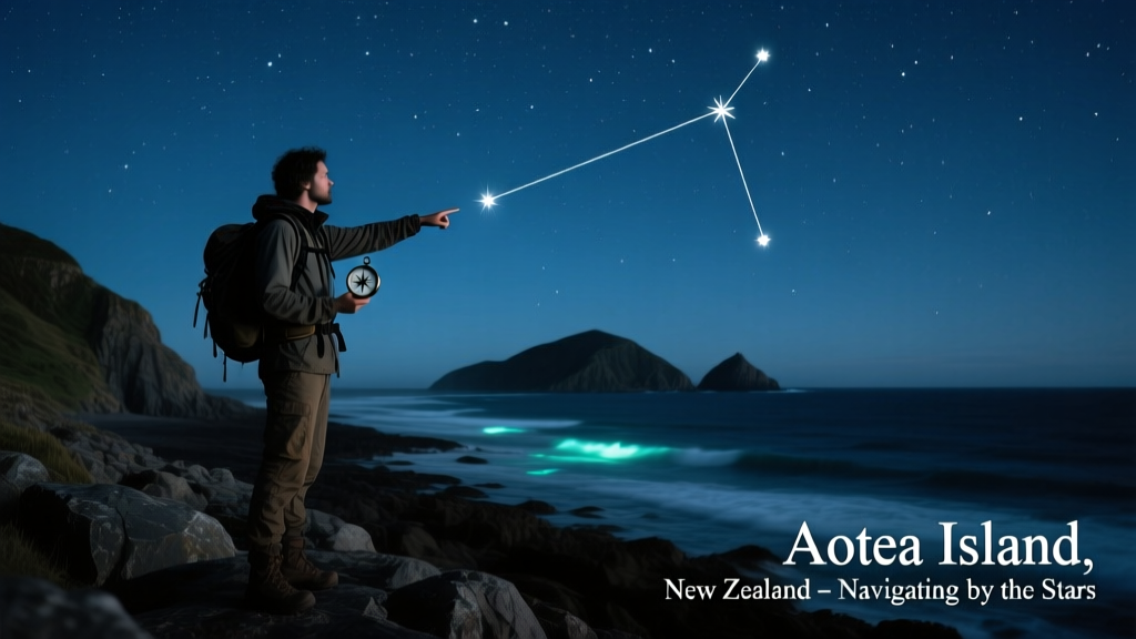 On New Zealand’s Aotea Island: Using the Stars to Get My Bearings