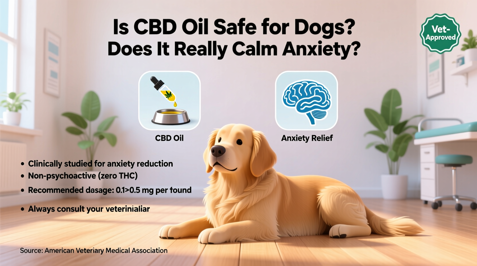 is cbd oil safe for dogs and does it really calm anxious behavior