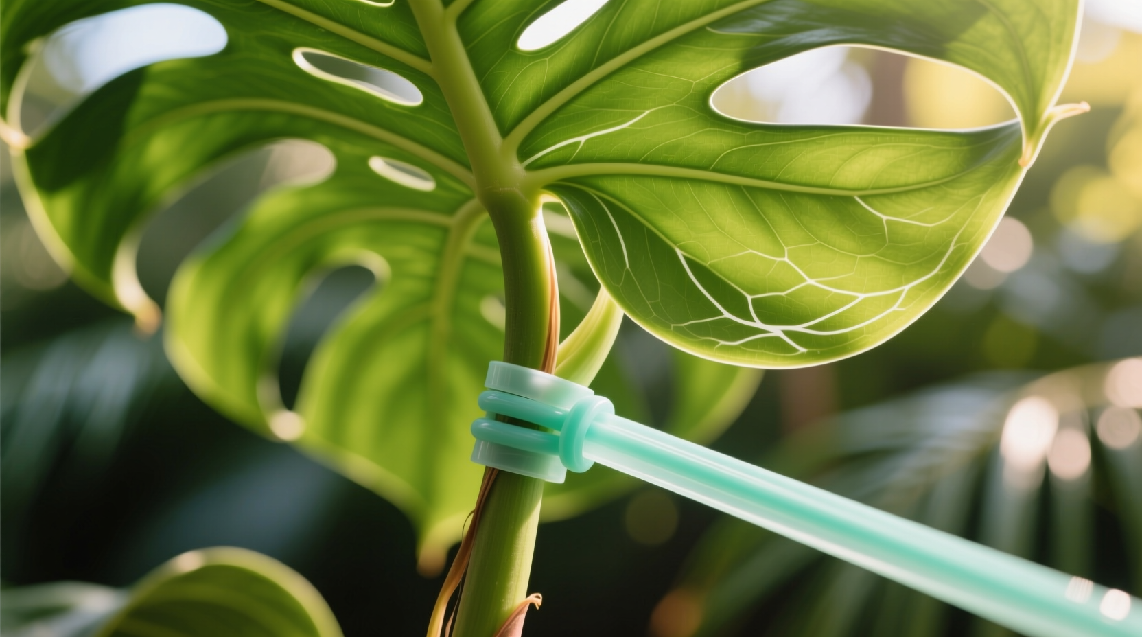 Silicone vs Twist Ties for Monstera Petioles