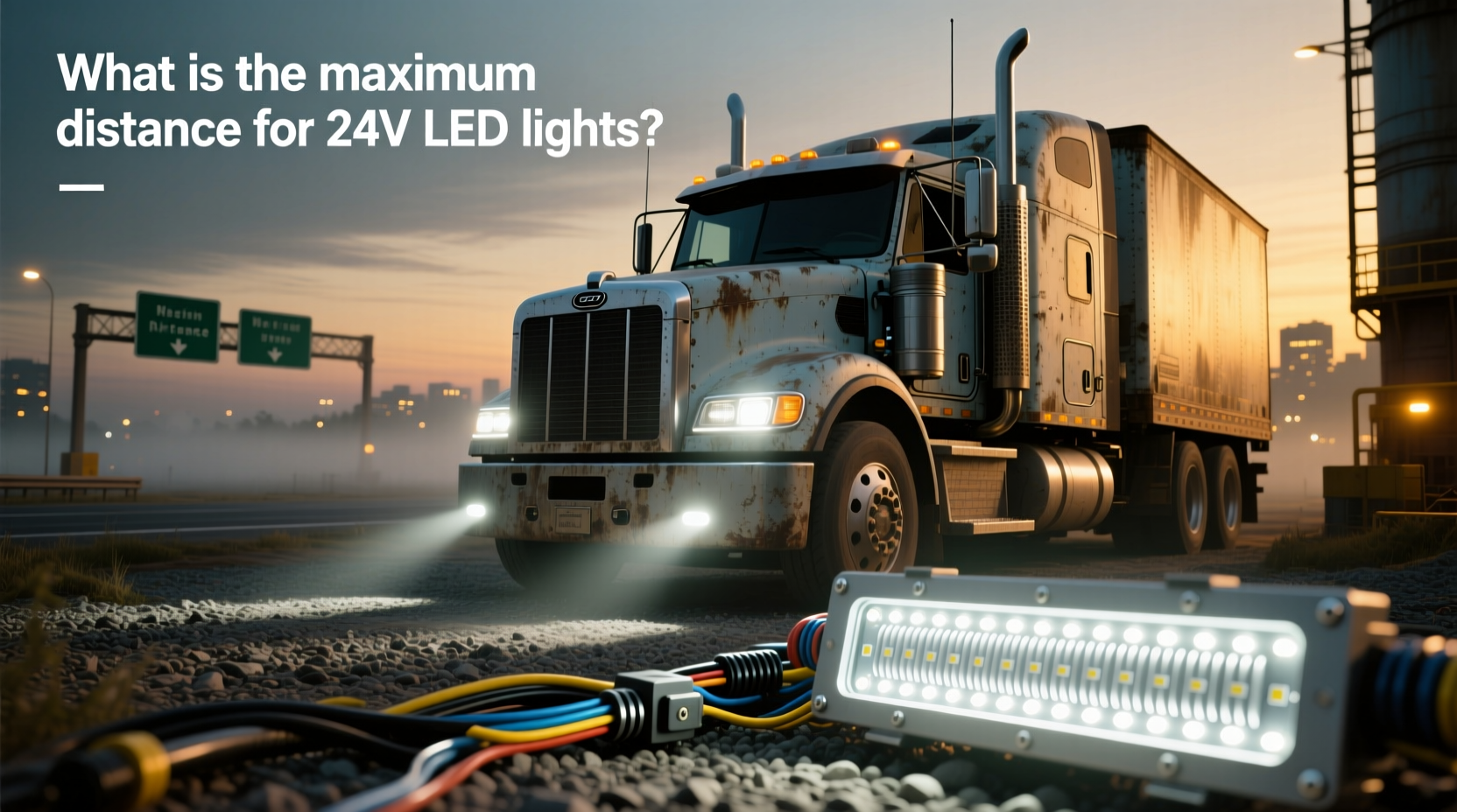 led lights 24v truck,What is the maximum distance for 24V LED lights? buying guide