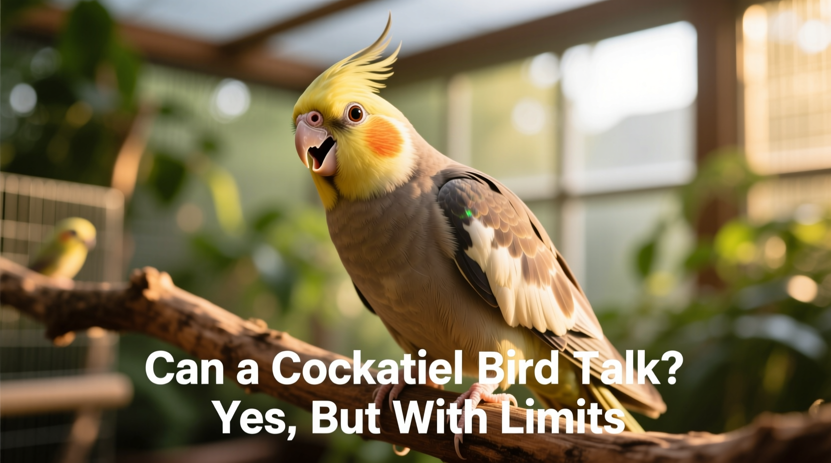can a cockatiel bird talk