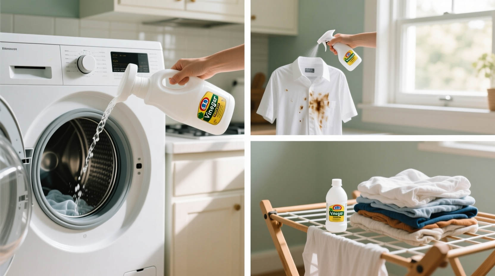 top uses for vinegar in laundry