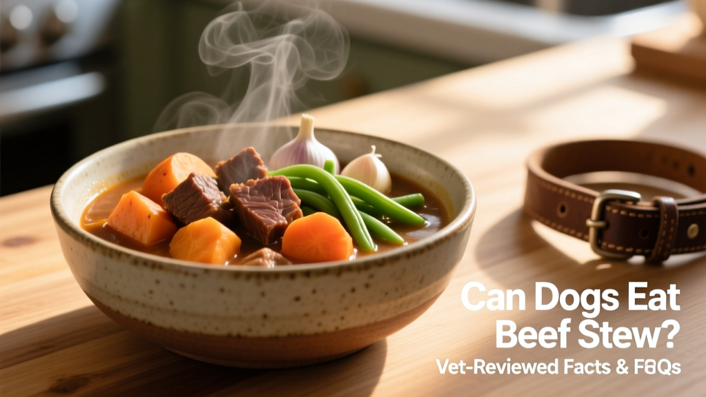 A bowl of simple, homemade beef stew with tender beef chunks, sweet potato, carrots, and green beans—no visible onions, garlic, or spices