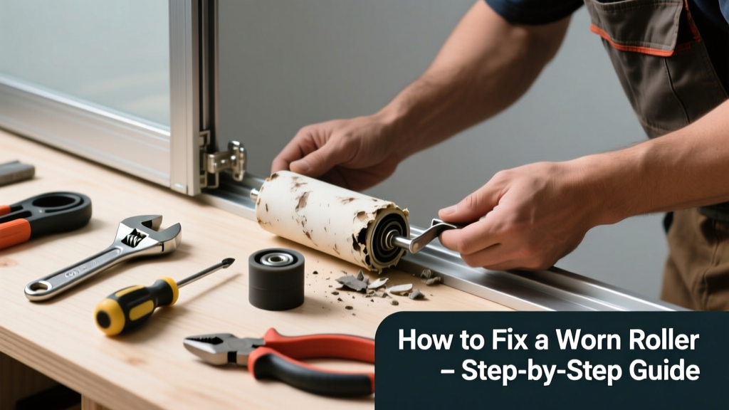 How to Fix a Worn Roller on Sliding Doors or Cabinets