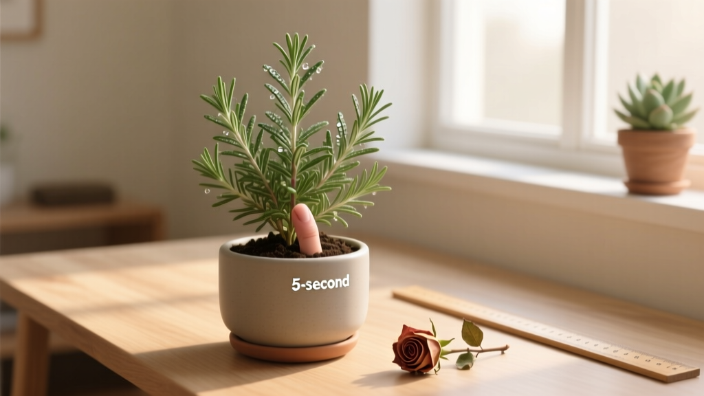 How to Water Rosemary Indoors: Science-Backed Guide