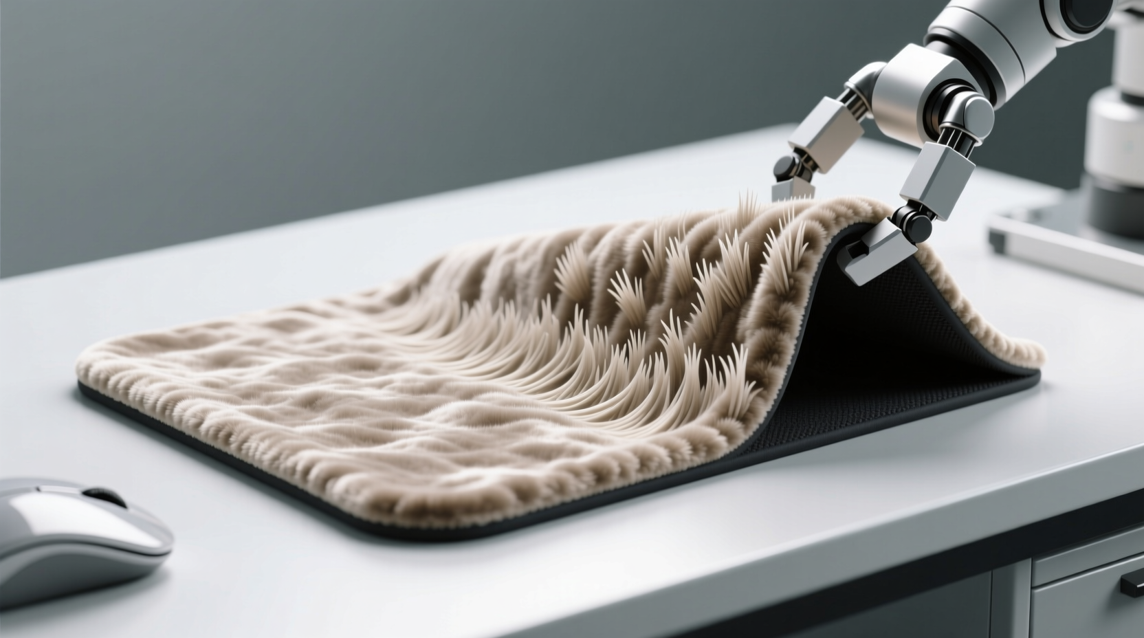 how to clean velour mousepads without flattening