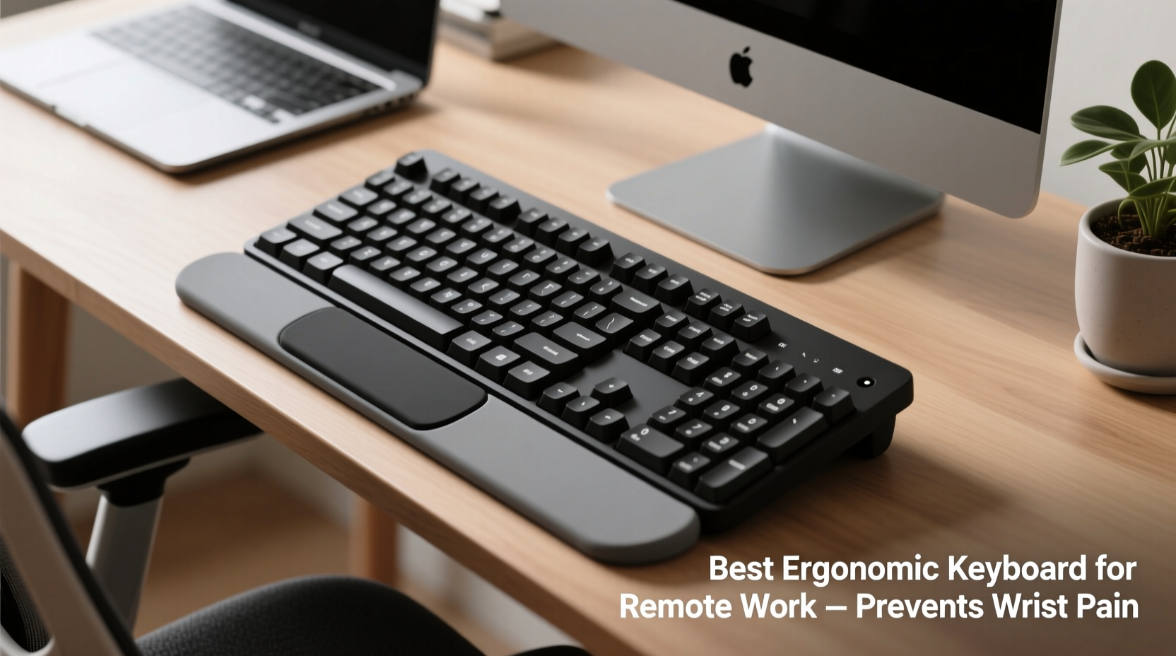 best ergonomic keyboard for remote workers avoiding wrist pain