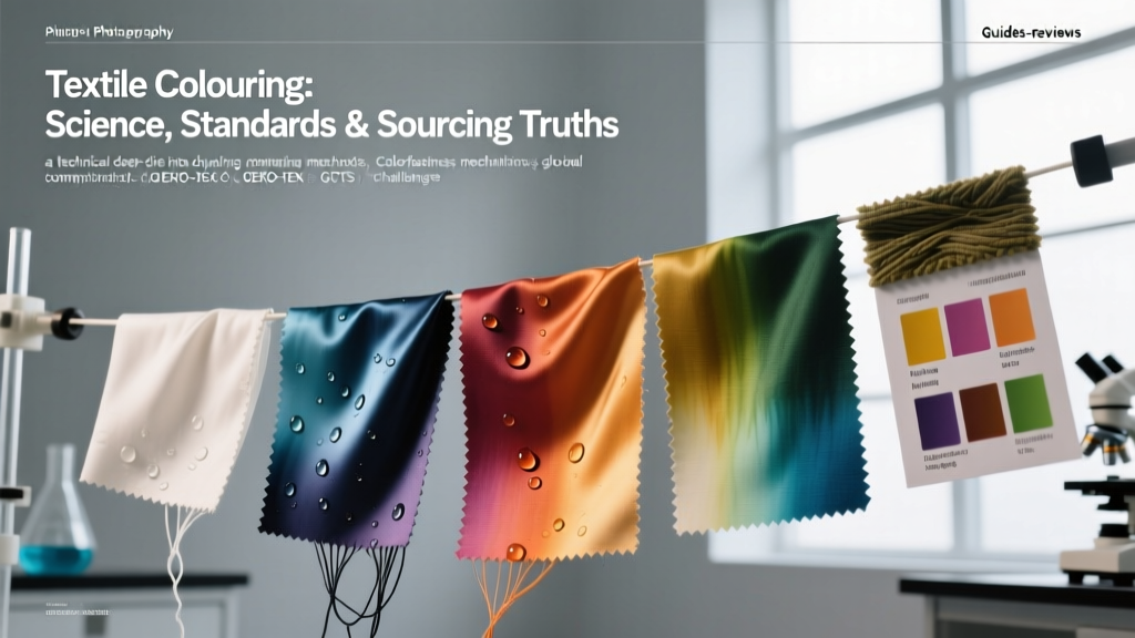 Textile Colouring: Science, Standards & Sourcing Truths