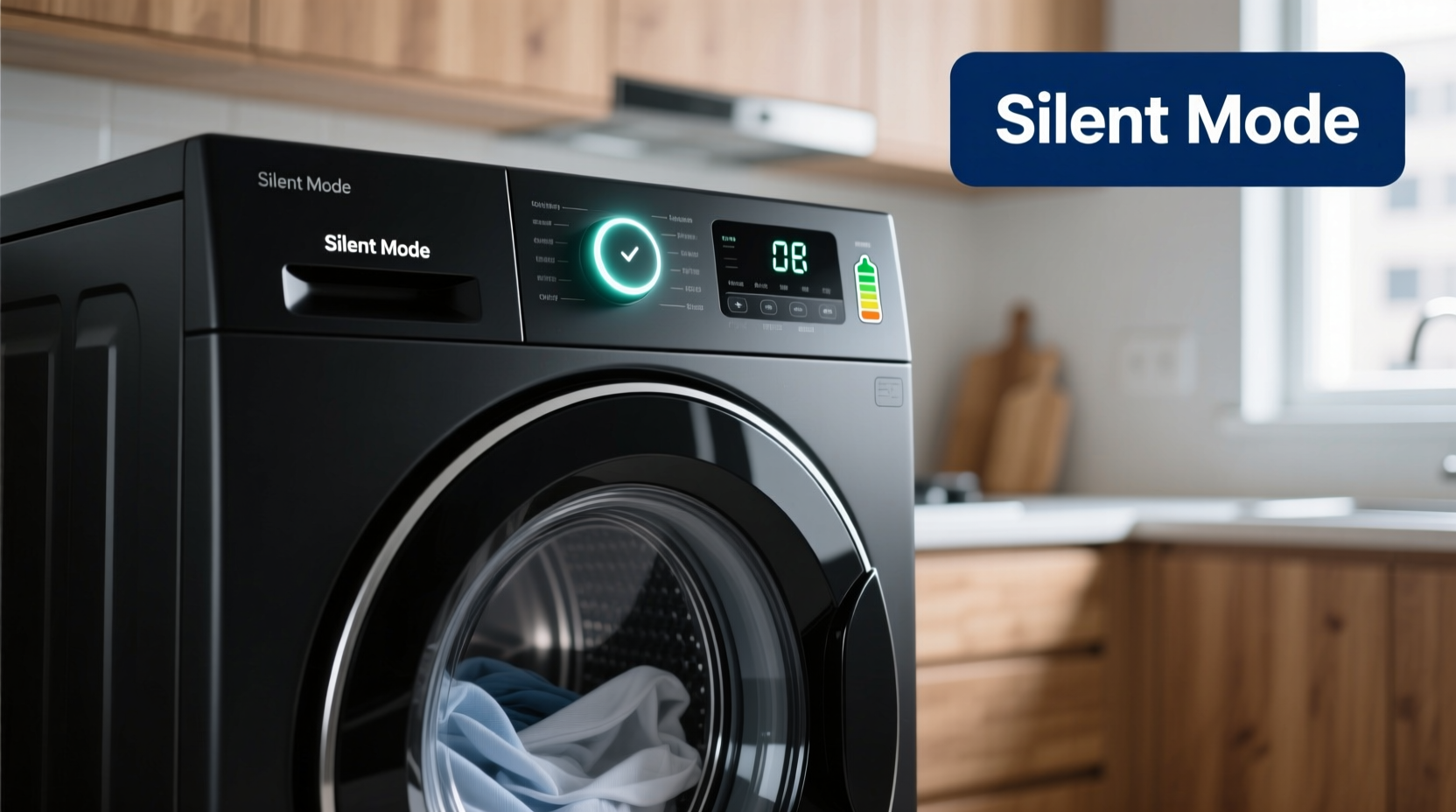 silent mode for washing machine is it possible and how to achieve it