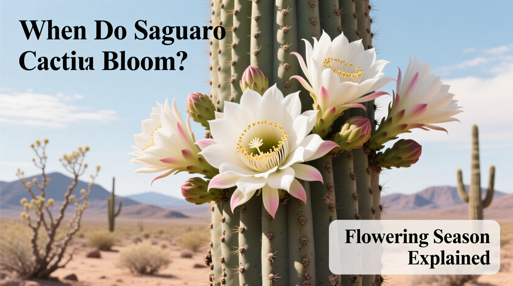 When Saguaro Cactus Bloom: 5 Key Facts | TheHomeSprouts