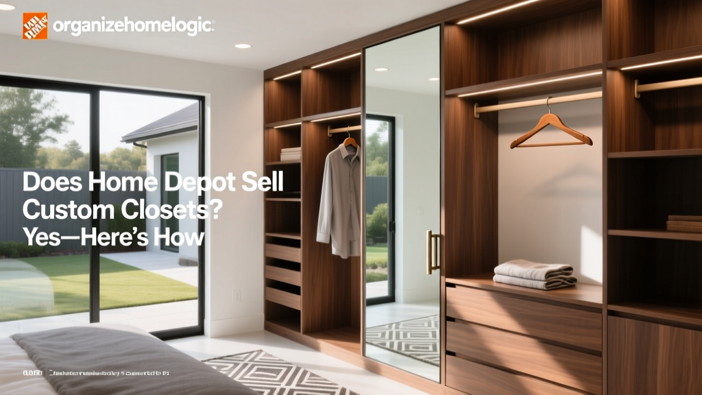 Does Home Depot Sell Custom Closets? Yes—Here’s How