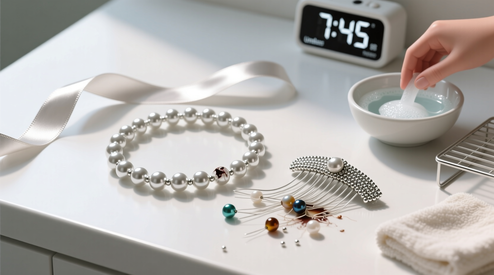 are ultrasonic cleaners safe for beaded hair accessories