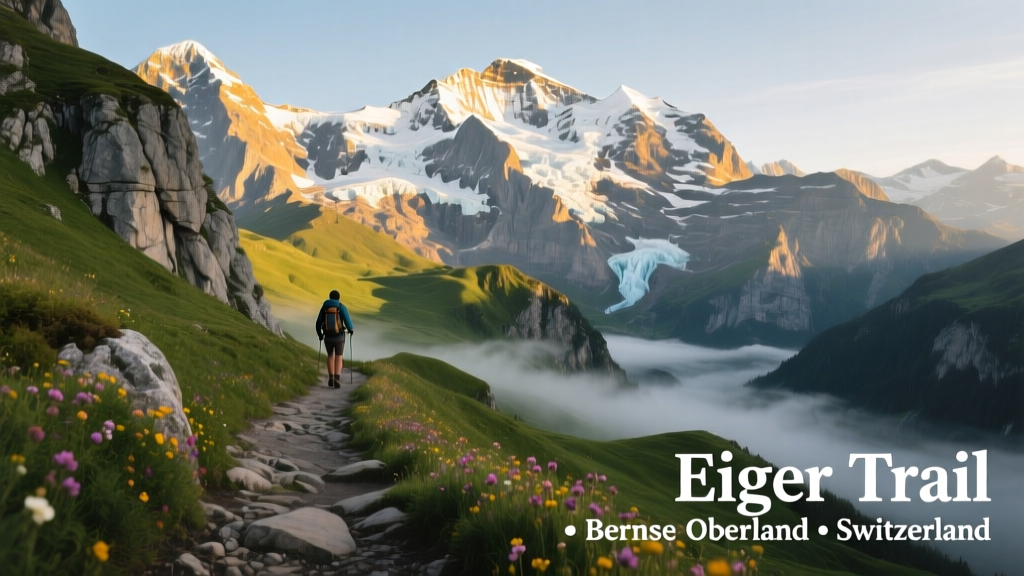 Eiger Trail Hike: A Precise, Ground-Level Perspective of the Bernese Oberland’s Iconic North Face