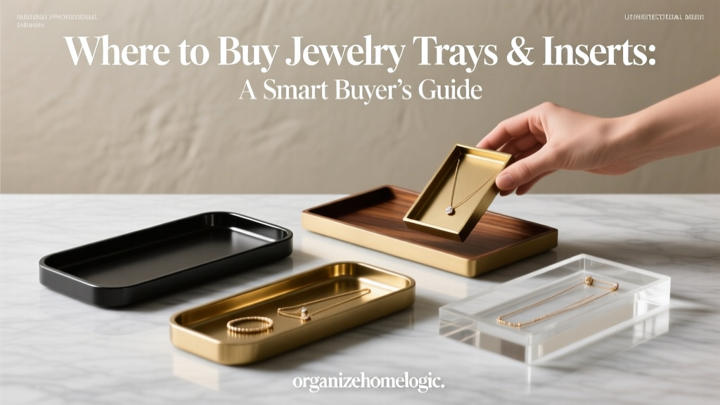 Where to Buy Jewelry Trays & Inserts: A Smart Buyer’s Guide