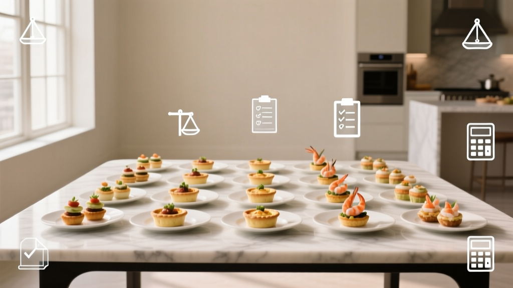 Wedding Hors d’Oeuvres Per Person: Exact 2026 Formula