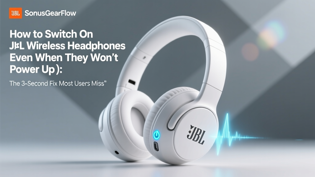 JBL Wireless Headphones Won’t Turn On? 3-Second Fix (2026)