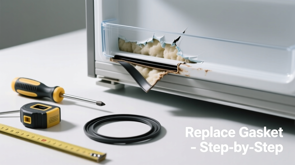 Refrigerator Door Not Sealing: Replace the Gasket