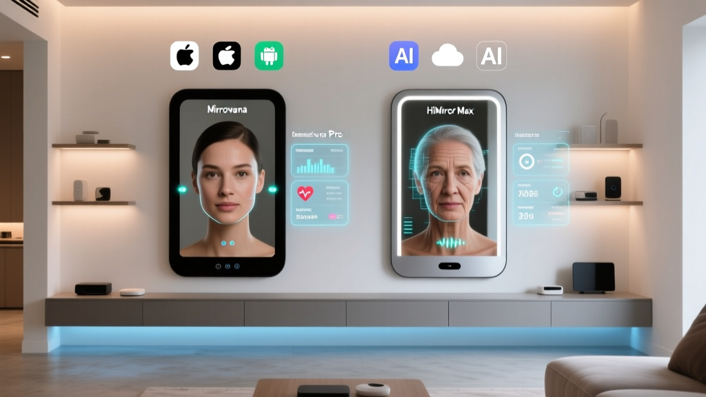 Mirrorvana Pro vs HiMirror Max: Smart Mirror Face Analysis & Fitness Tracking Showdown