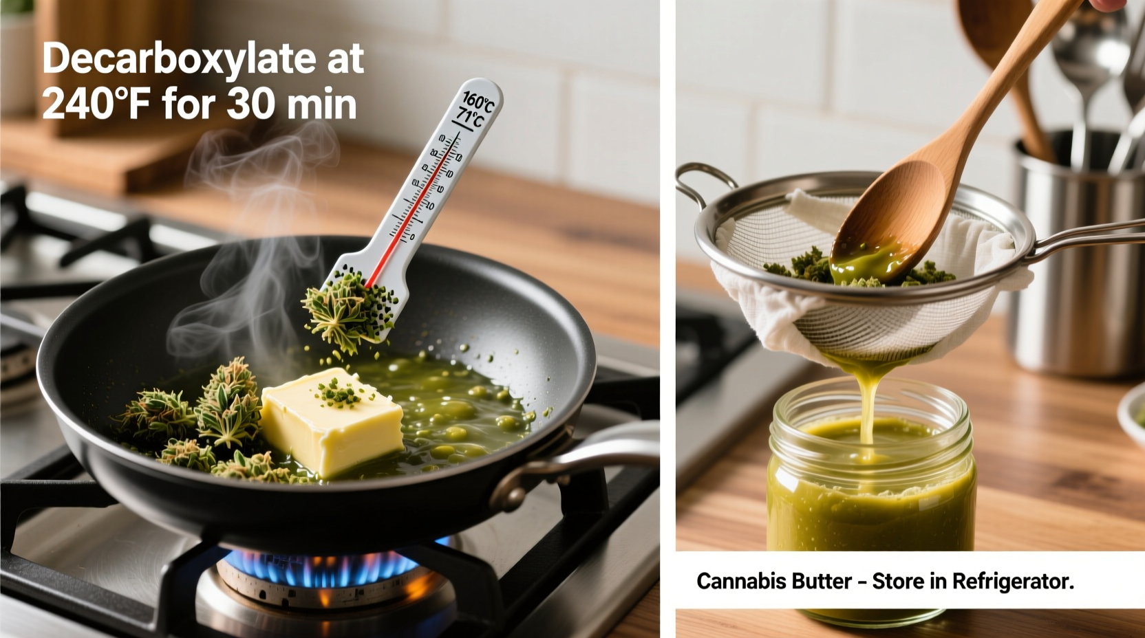 how to cook weed into butter