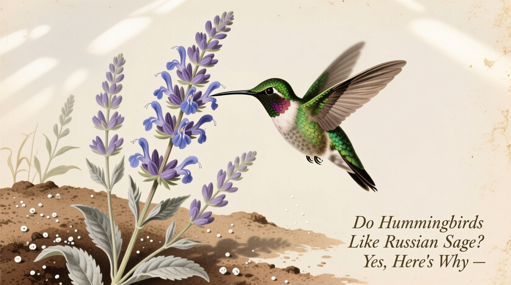 Do Hummingbirds Love Russian Sage? | TheHomeSprouts