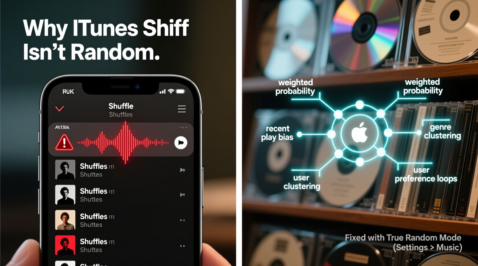 why itunes shuffle isnt random and how to fix it