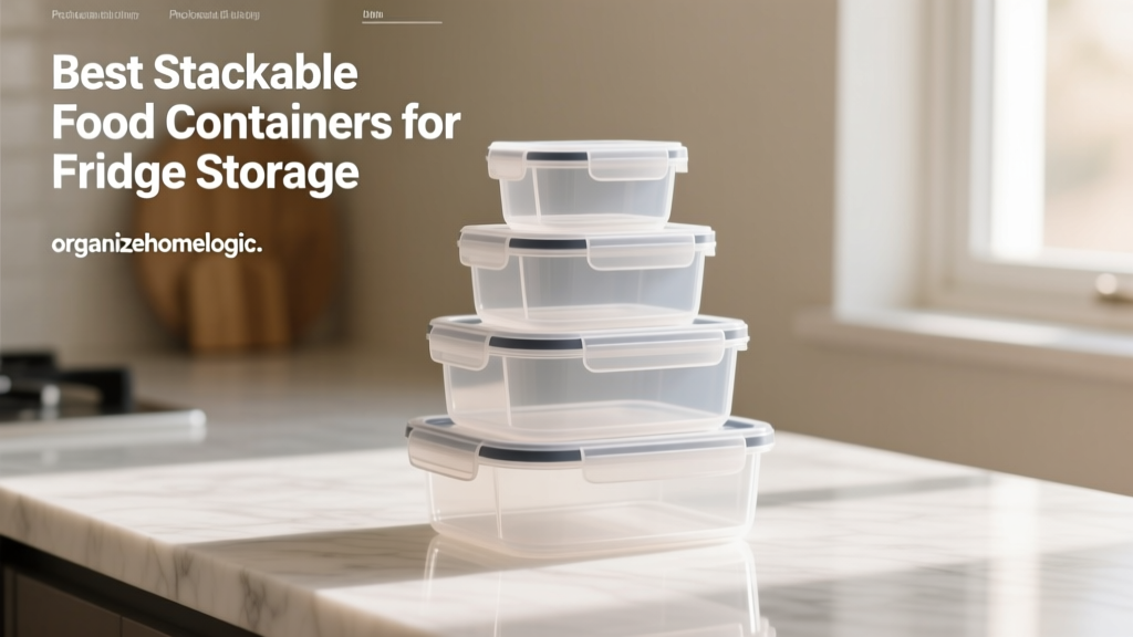Best Stackable Food Containers for Fridge Storage