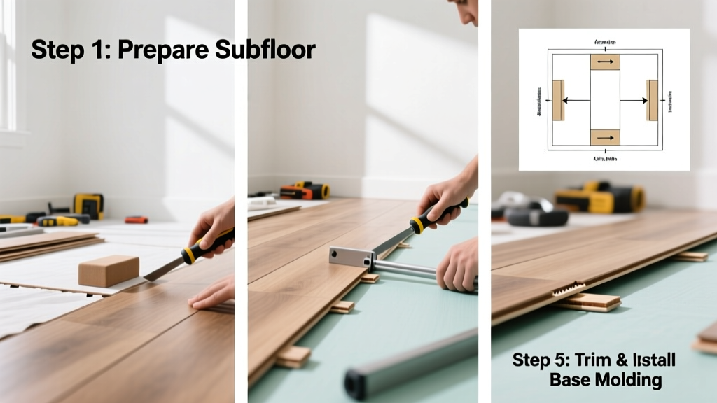 How to Install Laminate Flooring in a Bedroom