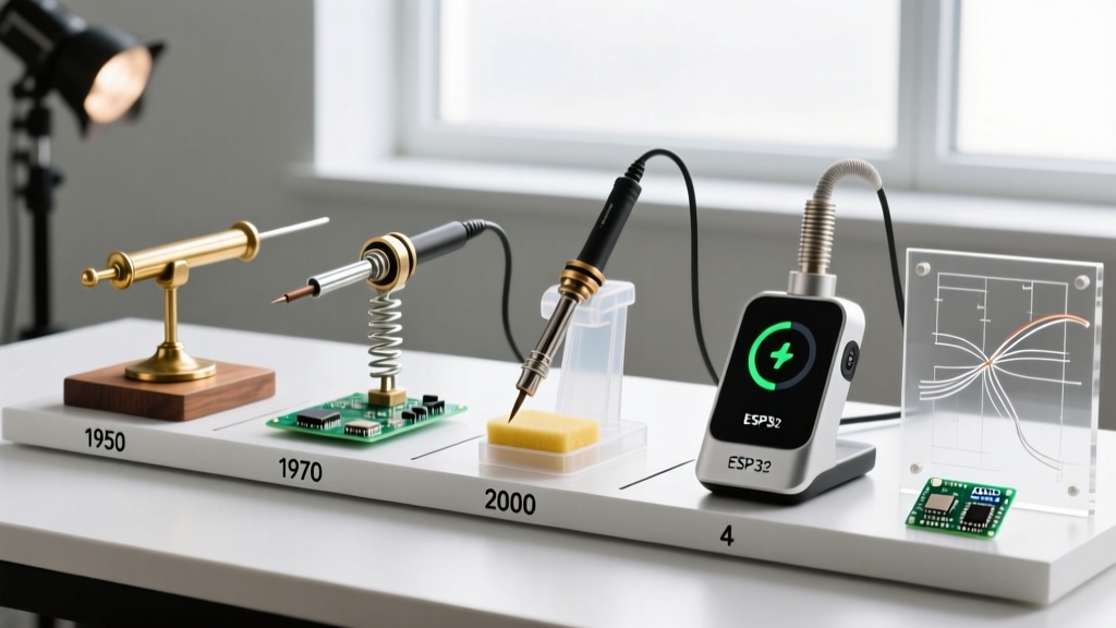 Evolution of the Stand for Soldering: History of Iron Holders & Safety