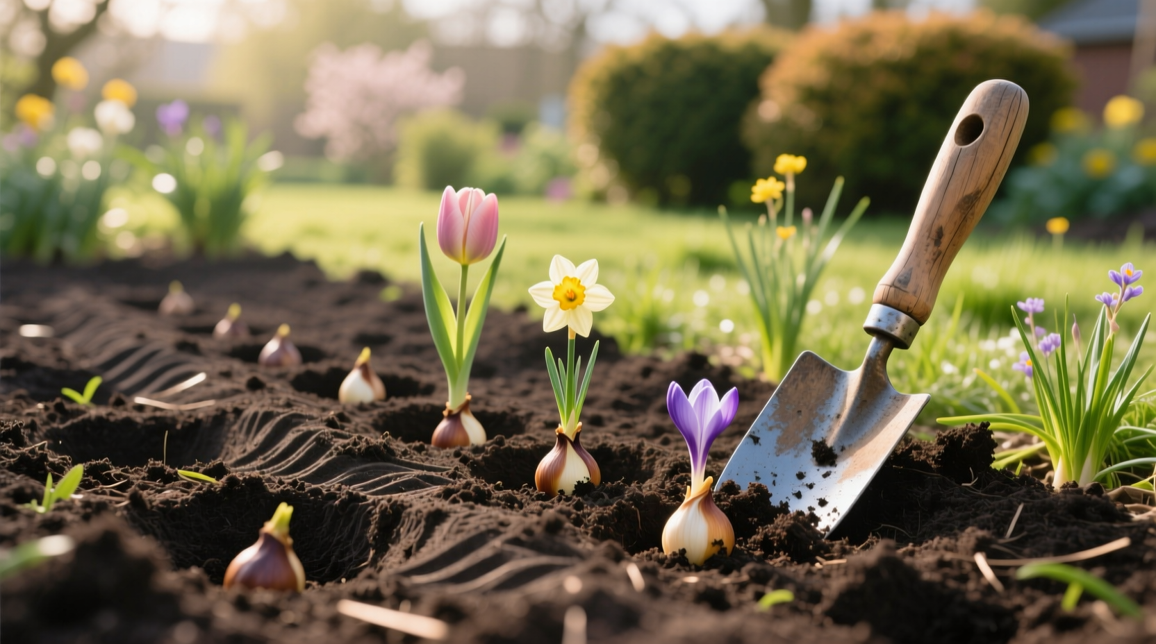 prepare ground for bulbs
