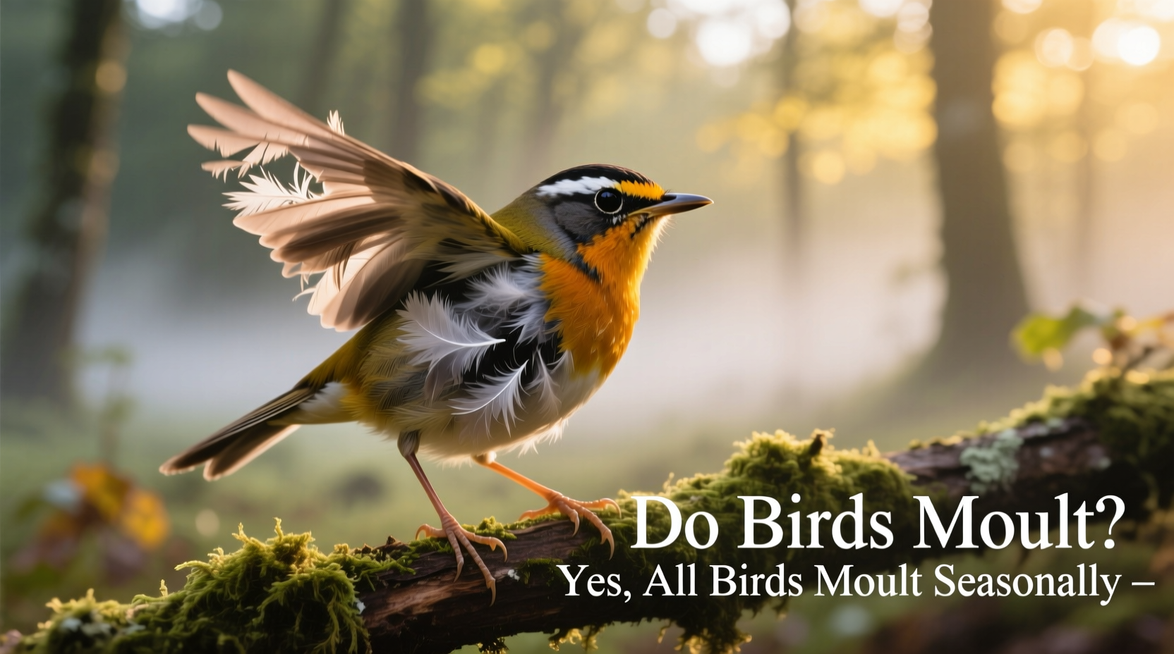 do birds moult