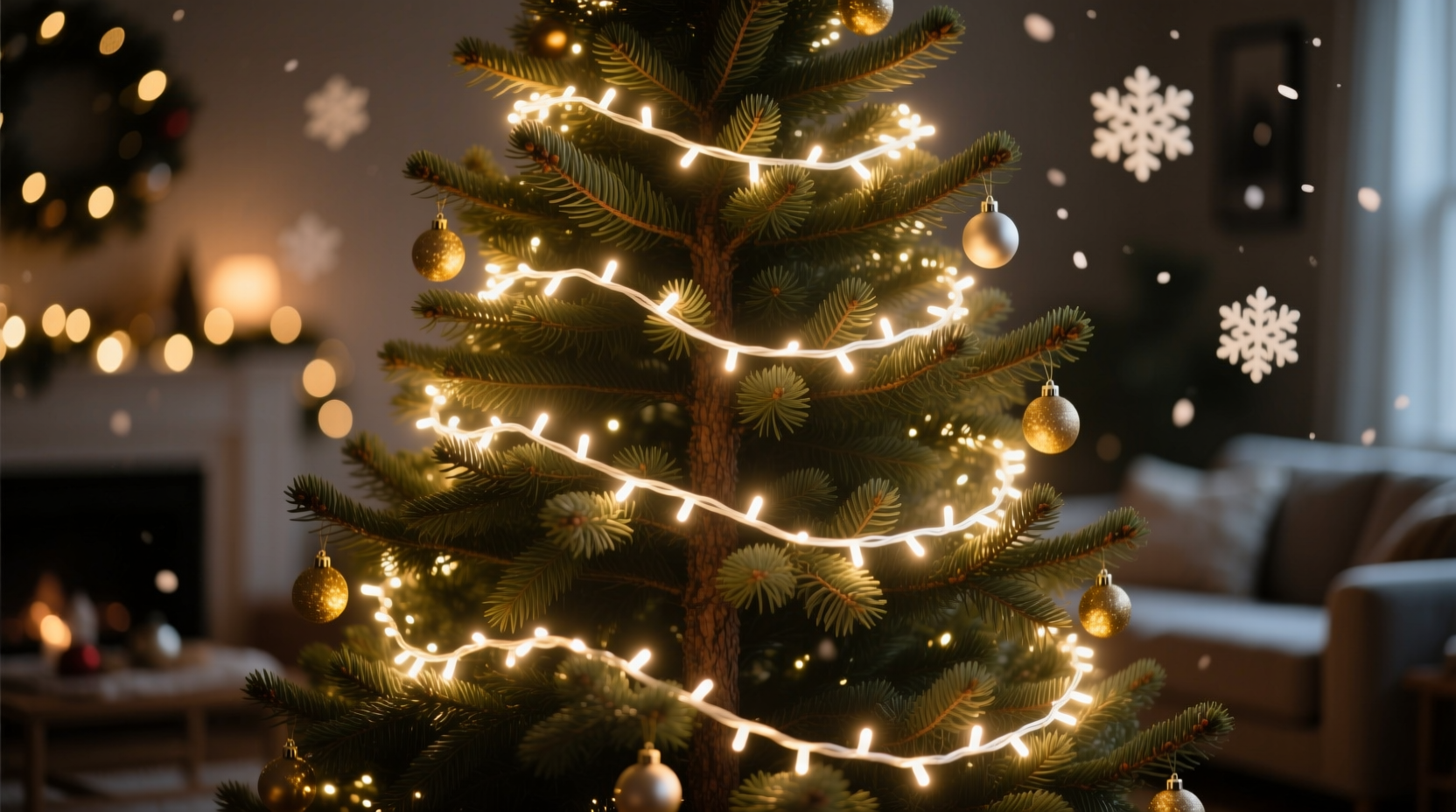 how to layer christmas lights on a tree for maximum glow and depth