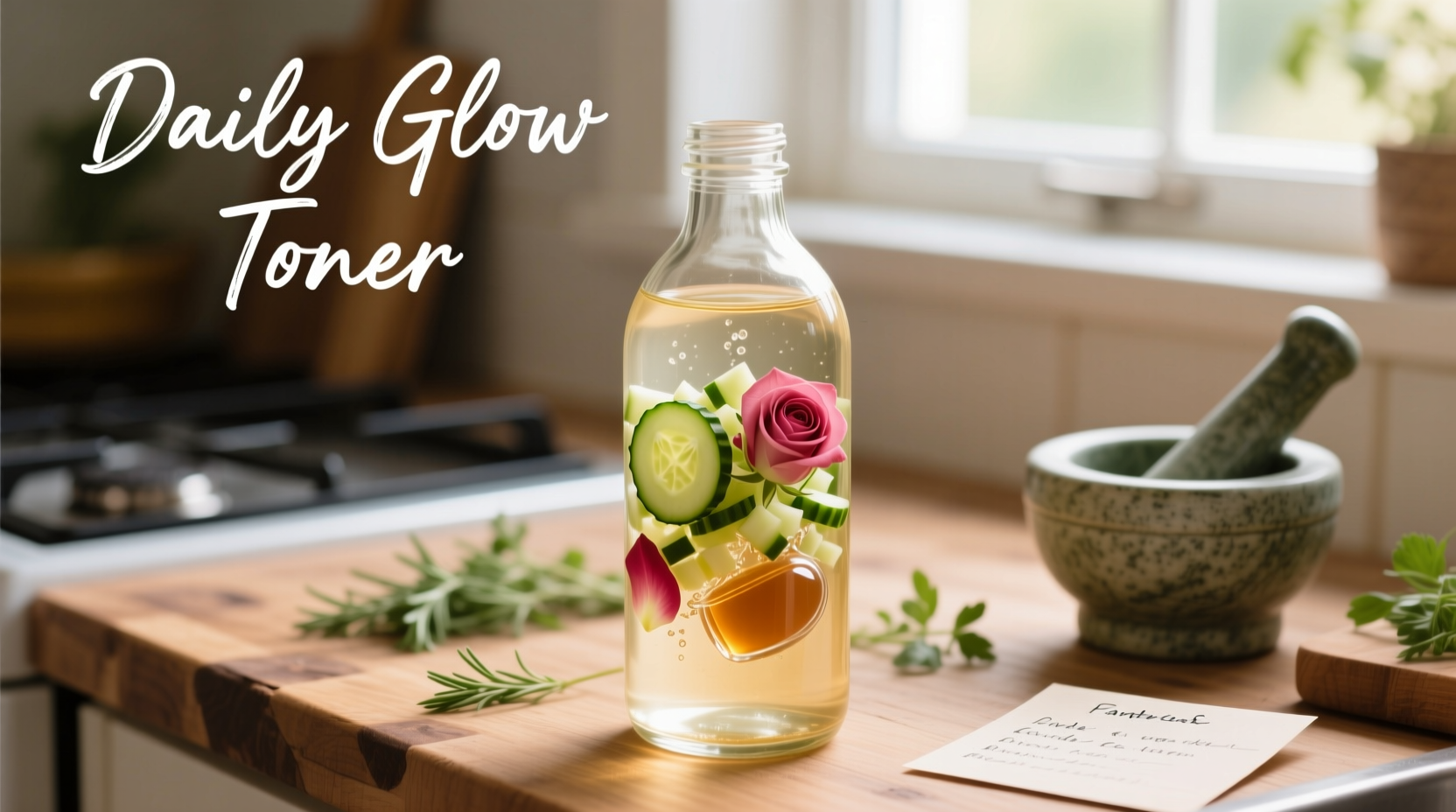 how to make your own natural face toner at home with pantry items