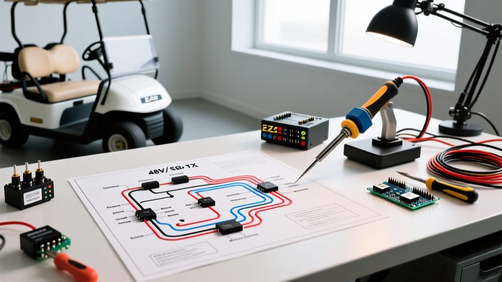 EZ-GO Electric Golf Cart Wiring Schematic Guide & Reference