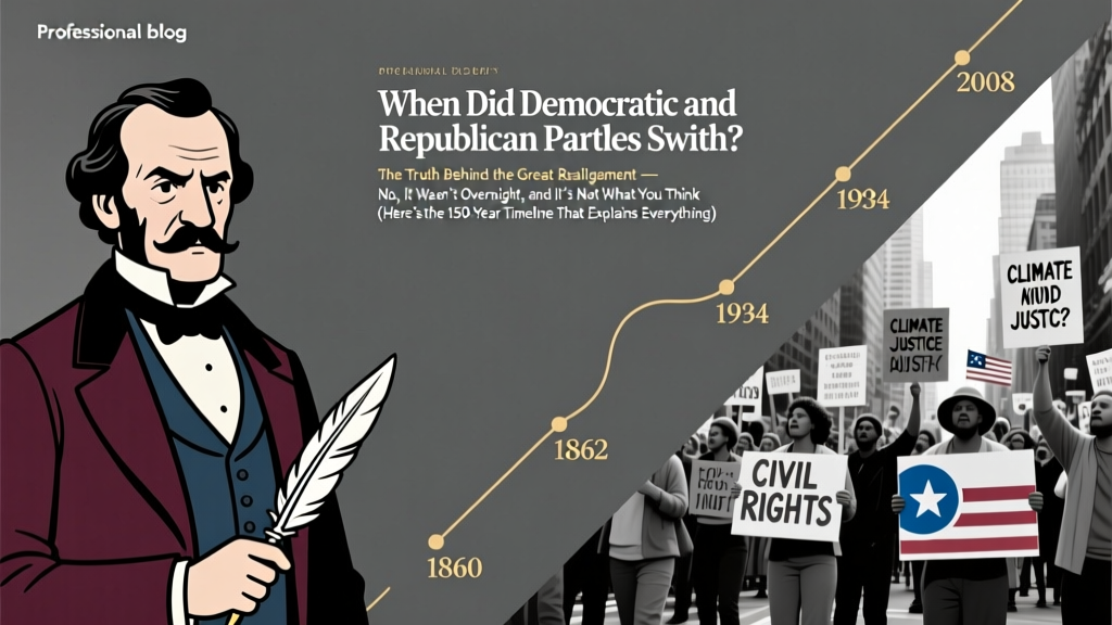 Democratic vs. Republican Realignment Timeline