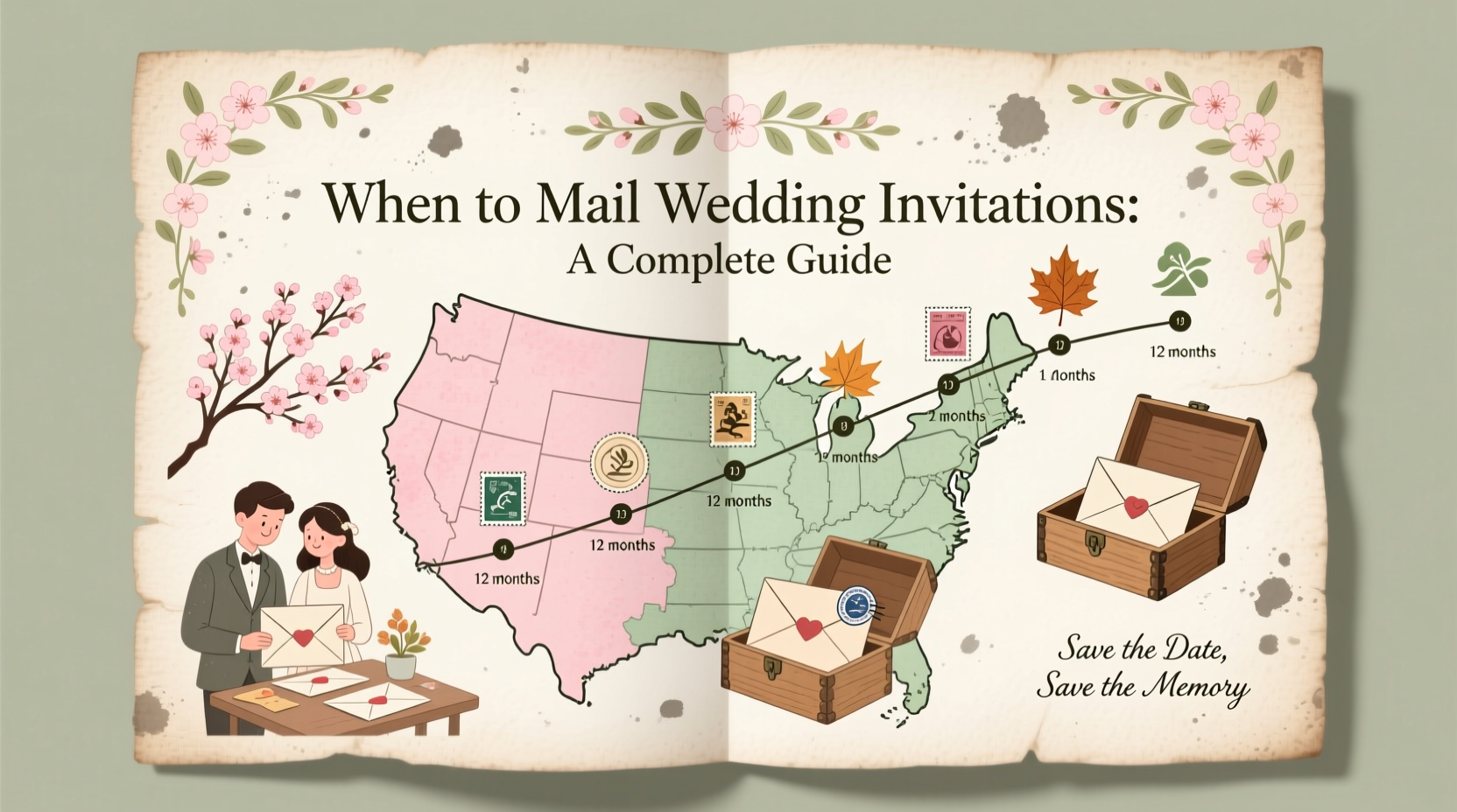 when to mail wedding invitations