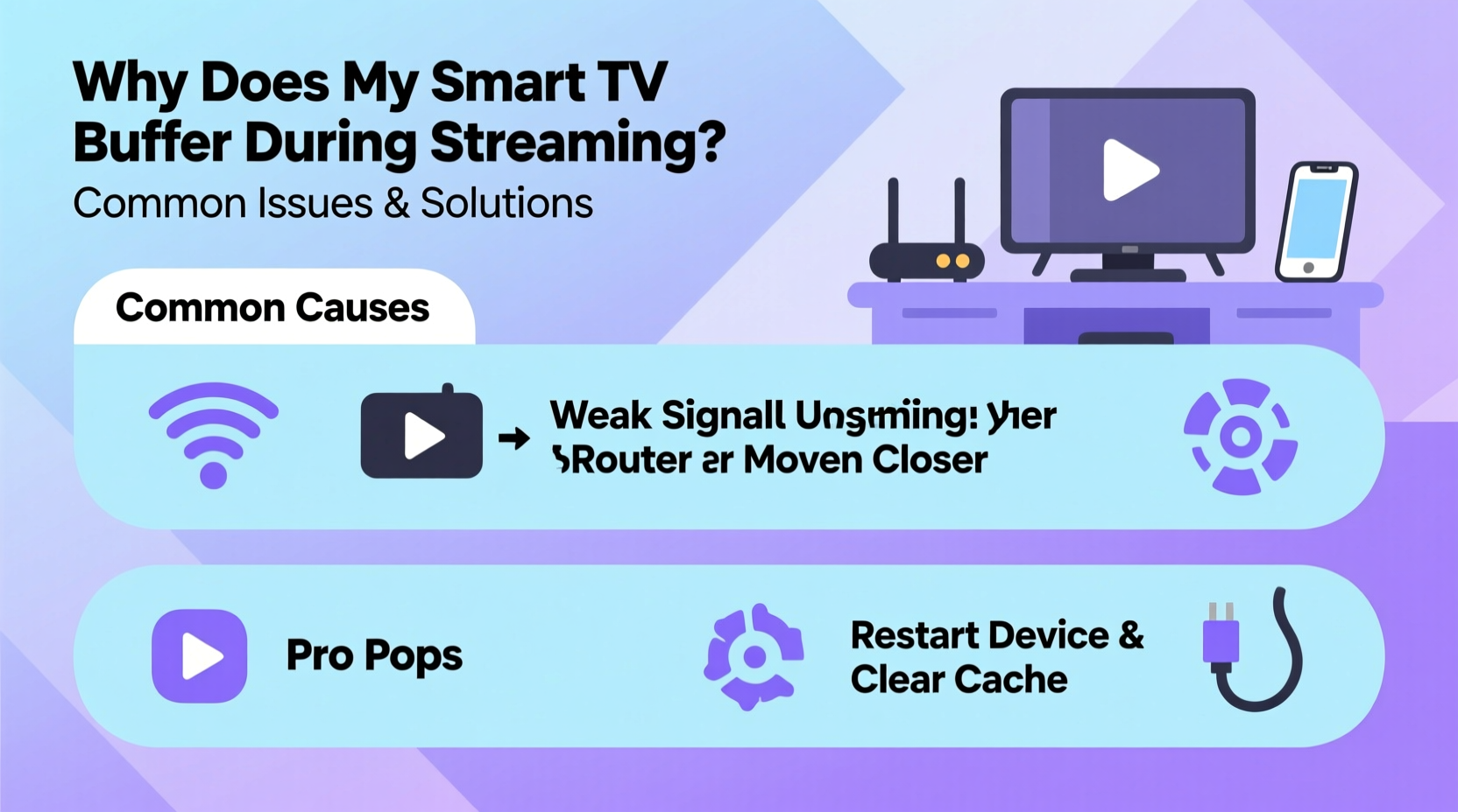 why does my smart tv buffer during streaming common issues and solutions