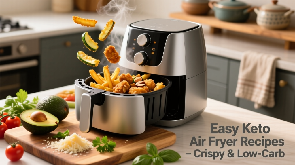Easy Keto Air Fryer Recipes (Crispy & Low-Carb!)